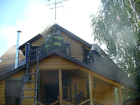       Пожар в деревне Арханово          