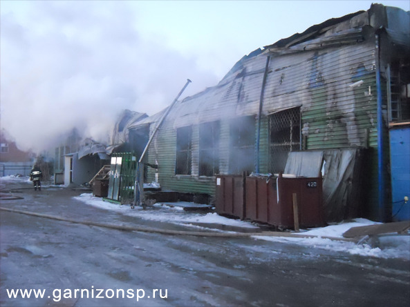       Пожар на заводе в Хотьково          