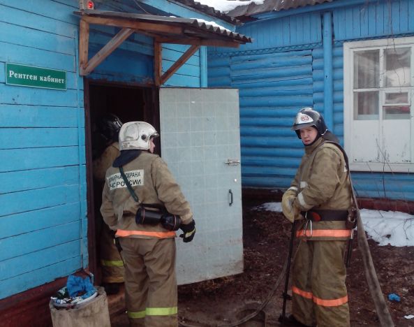       Условный пожар в Хотьковской больнице потушен          