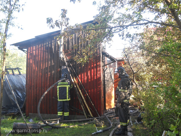       Пожар в поселке Мостовик          