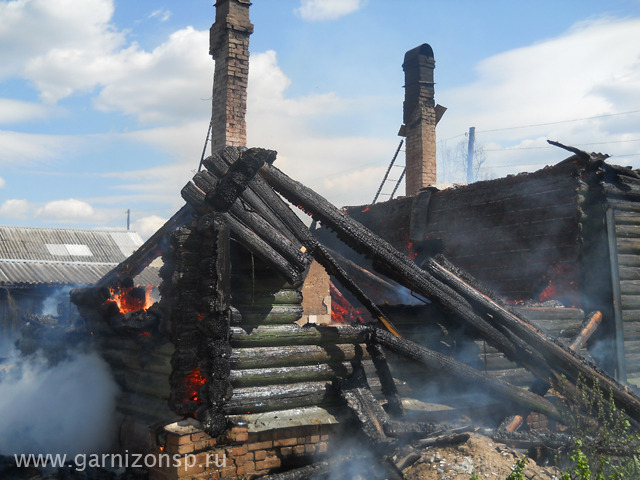       Пожар в деревне Воронино          